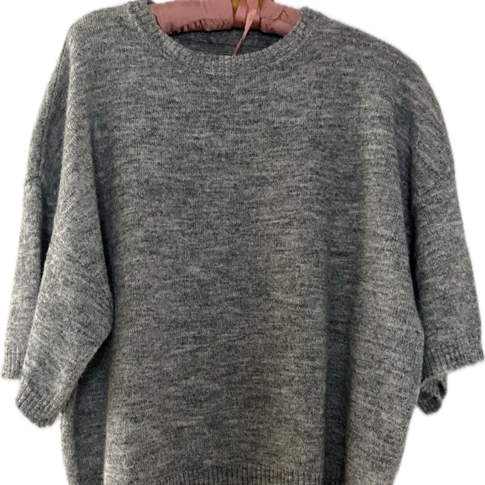 Commense wool blend short sleeve sweater - Picture 4 of 7